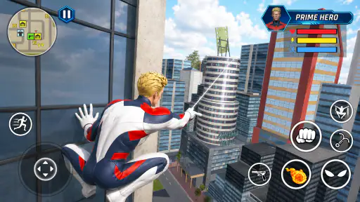 Rope Flying Hero Prime screenshot 8