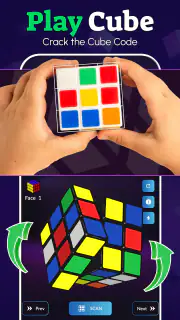 Rubik's Cube puzzle solveur screenshot 2