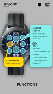 S4U RC ONE - Retro watch face screenshot 5