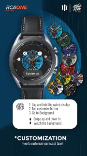 S4U RC ONE - Retro watch face screenshot 6