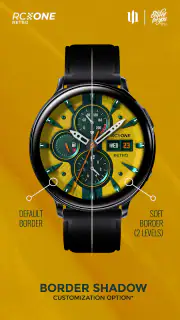 S4U RC ONE - Retro watch face screenshot 7
