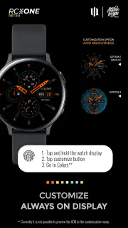 S4U RC ONE - Retro watch face screenshot 8