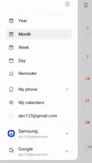 Samsung Calendar screenshot 5