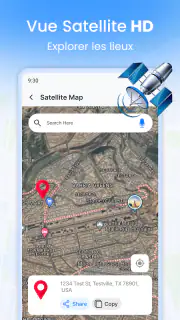 Satellite GPS Terre Carte screenshot 7