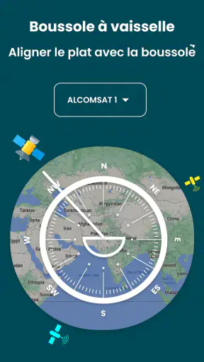 Satellite Traqueur Appliquer screenshot