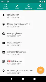 Scanner de codes QR (français) screenshot 5