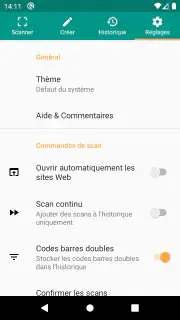 Scanner de codes QR (français) screenshot 8