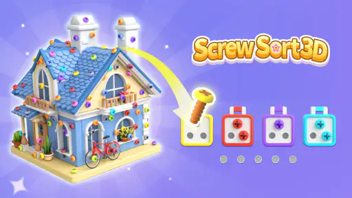 Screw Sort 3D: Jeux de vis screenshot