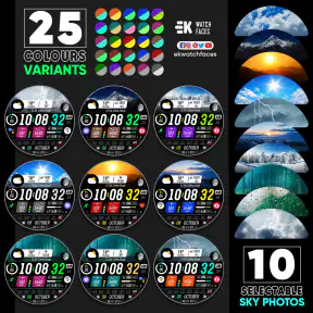 Sharper Clock - Watch Face screenshot 7