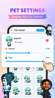 Shimeji: Anime Pets On Screen screenshot 5