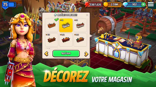 Shop Titans : Crafting Tycoon screenshot 3