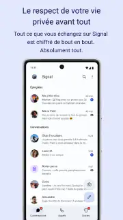 Signal - Messagerie privée screenshot 1
