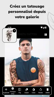 Simulateur et design tatouage screenshot 2