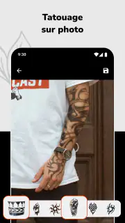 Simulateur et design tatouage screenshot 3