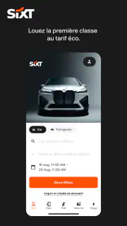 SIXT. rent. share. ride. plus. screenshot 2