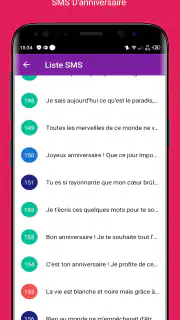 SMS Anniversaire 2025 screenshot 5