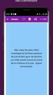 SMS Anniversaire 2025 screenshot 6