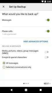 SMS Backup & Restore screenshot 4