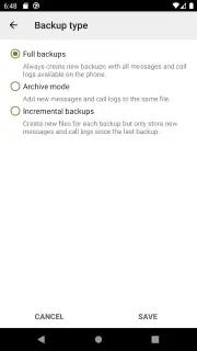 SMS Backup & Restore screenshot 8