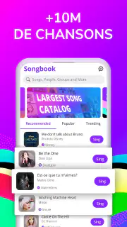 Smule : Chantez et Karaoké screenshot 1