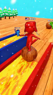 Snow Race 3D™: Fun Racing screenshot 2