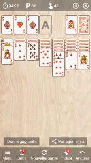 Solitaire Français Classique screenshot 5