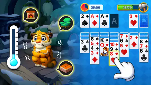 Solitaire : Héros de Sauvetage screenshot