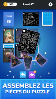 Solitaire - Puzzle Images screenshot 1