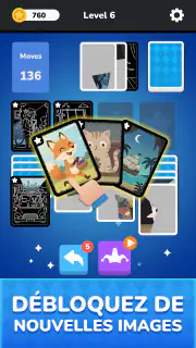 Solitaire - Puzzle Images screenshot 2