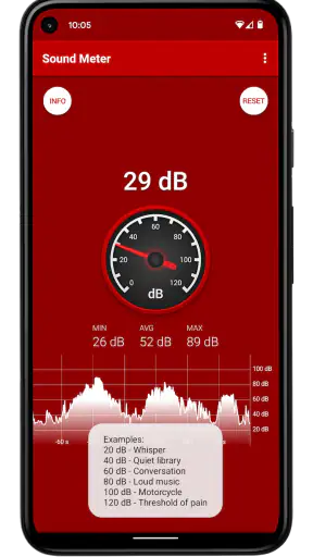 Sonomètre décibel screenshot