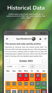 SpaceWeatherLive screenshot 8