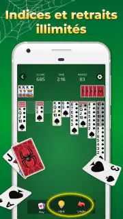 Spider Solitaire Jeu de cartes screenshot 4