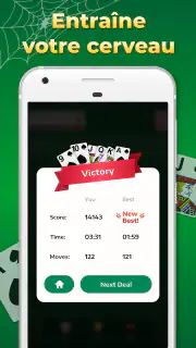 Spider Solitaire Jeu de cartes screenshot 5