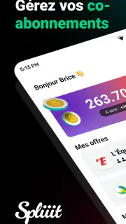 Spliiit : partage d'abonnement screenshot 1
