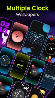 Stylish - Clock Live Wallpaper screenshot 1