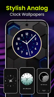 Stylish - Clock Live Wallpaper screenshot 3