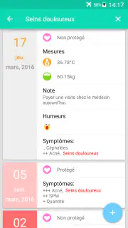 Suivi des règles et ovulation screenshot 3