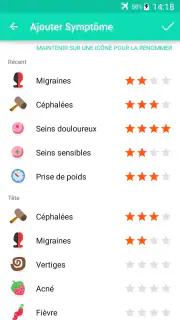 Suivi des règles et ovulation screenshot 4