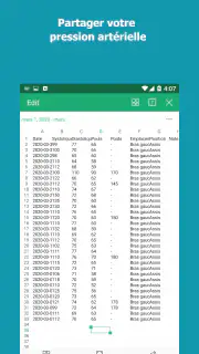 Suivi la pression artérielle screenshot 4
