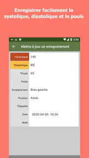 Suivi la pression artérielle screenshot 7