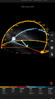 Sun Surveyor (Soleil & Lune) screenshot 3