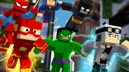 Super-héros Minecraft mod screenshot