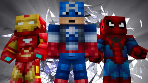Super-héros Minecraft mod screenshot