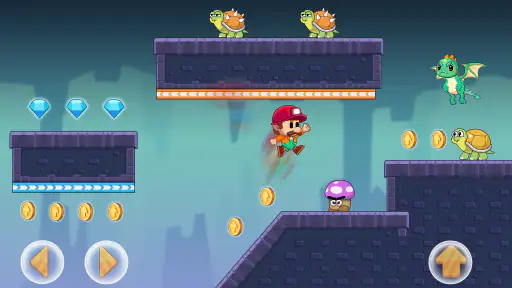 Super Madino Run:Jump Bros screenshot 5