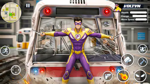 Super Rope Hero: Crime City screenshot 2