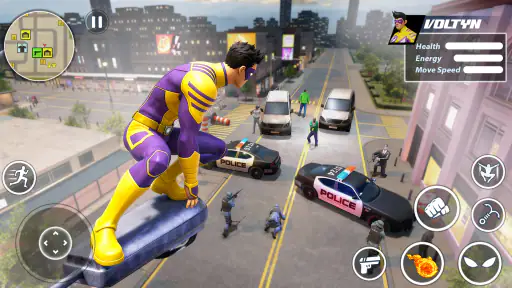 Super Rope Hero: Crime City screenshot 3