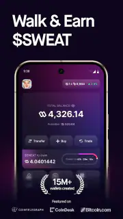 Sweat Wallet - Pay with Steps screenshot 1