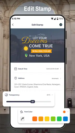 Tagofy - Geotag Carte Caméra screenshot