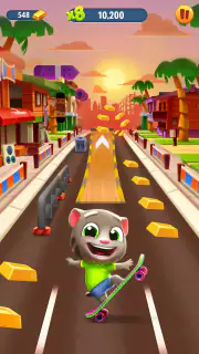 Talking Tom: Course à l'or screenshot 8