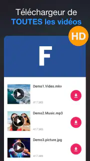 Téléchargeur de Vidéo screenshot 1